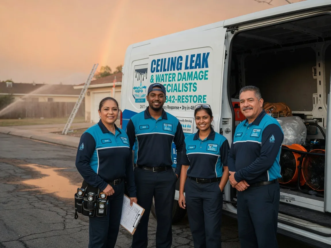 Ceiling Leak Cleanup company in Willowbrook, IL