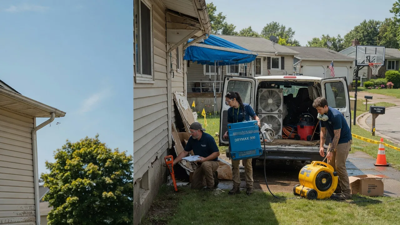 Ceiling Leak Cleanup in Willowbrook, IL near me