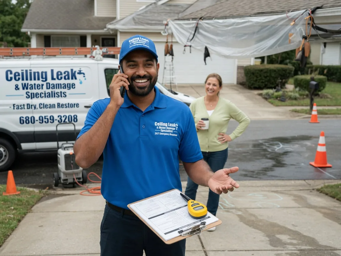 Ceiling Leak Cleanup Willowbrook, IL FAQs